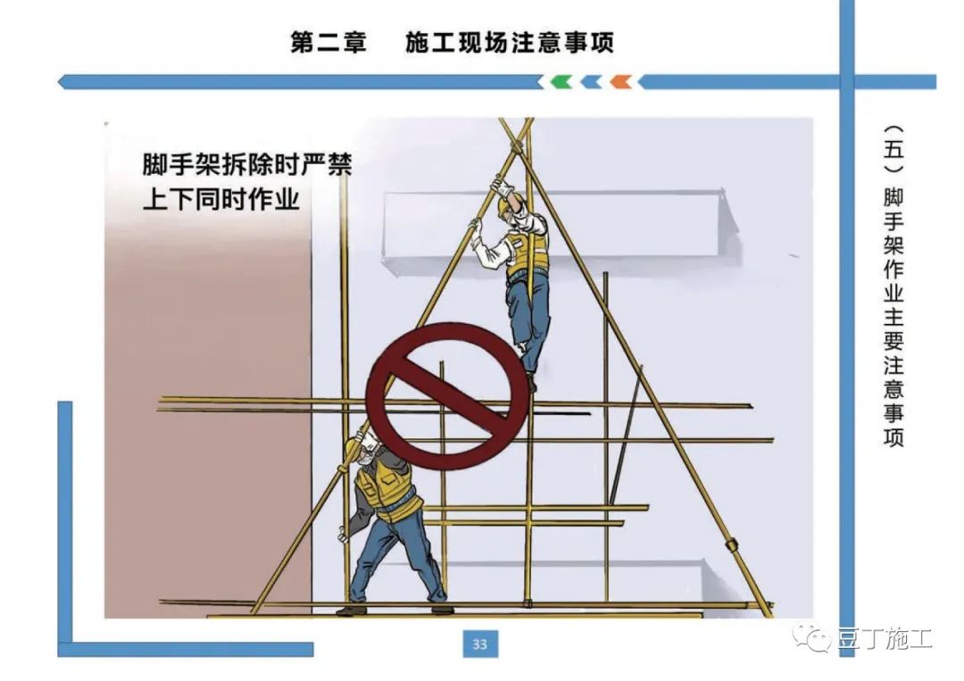 住建部發(fā)布《房屋市政工程現(xiàn)場施工安全畫冊（2022版）》彩印原版  第37張
